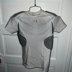 Under Armour Boys Youth MPZ 2 Padded Compression Football Shirt Top Sz. YXL